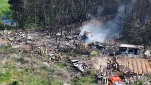 ദക്ഷിണ കൊറിയയില്‍ പരിശീലനപ്പറക്കലിനിടെ നാവികസേന വിമാനം തകര്‍ന്നു വീണു