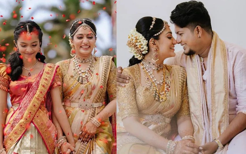 ആര്യ ബാബു വിവാഹിതയായി, വിവാഹവേദിയിലെത്തിയത് മകളുടെ കൈപിടിച്ച്