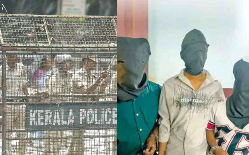   കെ എസ് യു നേതാക്കളെ മുഖംമൂടിയിട്ട് കോടതിയിലെത്തിച്ച എസ്.എച്ച്.ഒ തെറിച്ചു