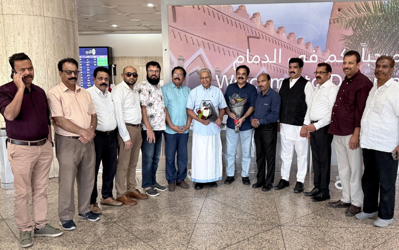 ഇടി മുഹമ്മദ് ബഷീർ എംപിക്ക് ദമ്മാമിൽ ഉജ്ജ്വല സ്വീകരണം