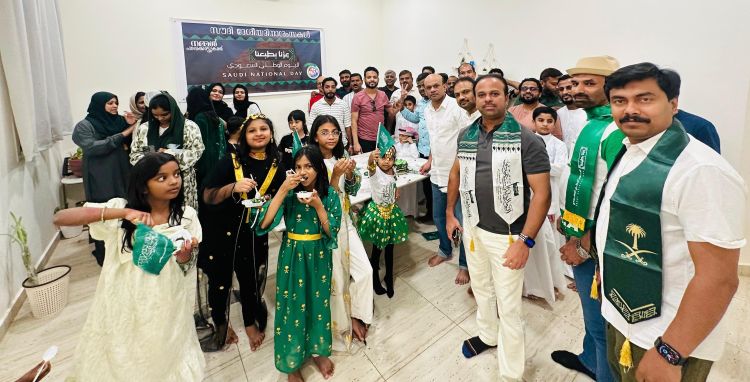 നമ്മള്‍ ചാവക്കാട്ടുകാര്‍ സൗദി ദേശീയ ദിനം വിപുലമായി ആഘോഷിച്ചു
