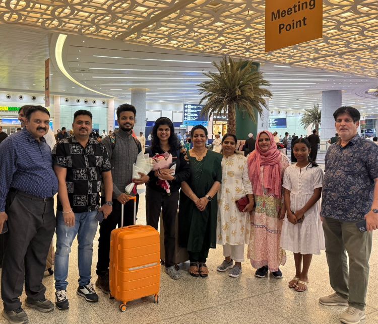  രേഷ്മയും ലിബിനും ജിദ്ദയില്‍, കലാസാഹിതി  സാരഥികള്‍ വരവേറ്റു