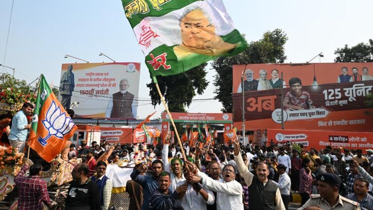 ബിഹാറില്‍ എന്‍ഡിഎക്ക് എക്‌സിറ്റ് പോള്‍ ഫലങ്ങളെ മറികടന്നുള്ള വിജയം