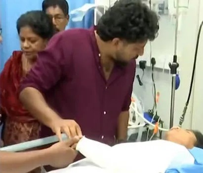 അപകടം തകര്‍ത്തെങ്കിലും സ്‌നേഹം വിജയിച്ചു, ആശുപത്രി മുറിയില്‍ താലിചാര്‍ത്ത്