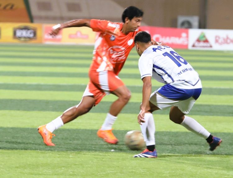 സിഫ് റബിയ ടീ ചാമ്പ്യന്‍സ് ലീഗ് എ ഡിവിഷനില്‍ ബാന്‍ ബേക്കറി  മഹ്ജര്‍ എഫ് സിക്ക് തകര്‍പ്പന്‍ ജയം, സഹല്‍ അബ്ദുല്‍ സമദും റിസ്വാന്‍ അലിയും, രാഹുലും സ്‌കോറര്‍മാര്‍