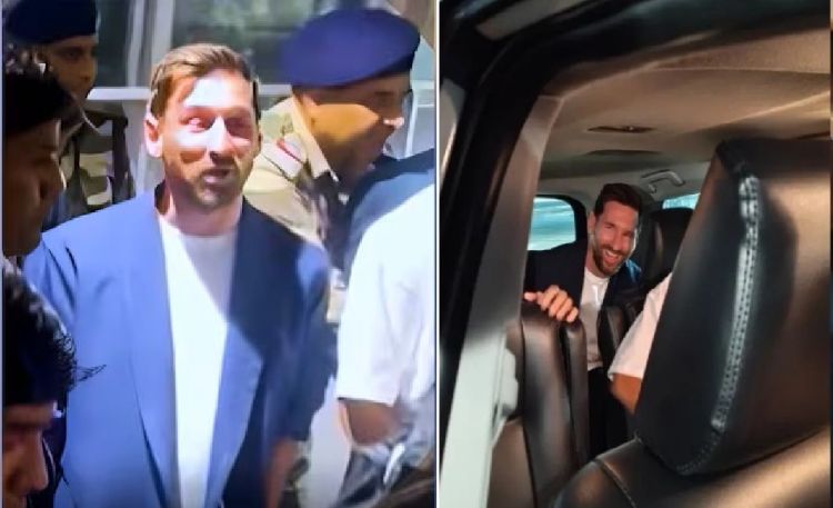 മെസ്സി മാജിക്കിന് ഇന്ത്യയില്‍ തുടക്കം!: 'ഗോട്ട് ഇന്ത്യ ടൂര്‍ 2025' കൊല്‍ക്കത്തയില്‍, വൈകുന്നേരം  ഹൈദരാബാദില്‍ പ്രദര്‍ശന മത്സരം