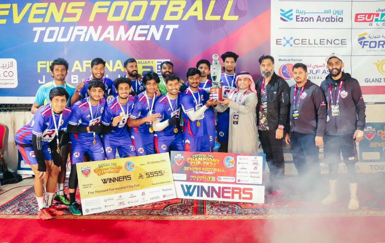 ക്രിസ്റ്റല്‍ വൈഎഫ്‌സി ചാമ്പ്യന്‍സ് കപ് 2025  റീം എഫ്സി ജുബൈല്‍ ജേതാക്കള്‍