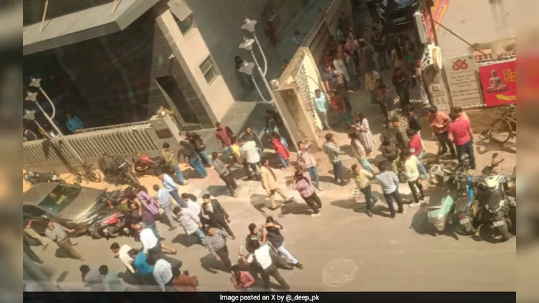 കൊല്‍ക്കത്തയില്‍ ഭൂചനം; പരിഭ്രാന്തരായ ജനം വീടും ഓഫീസുകളും വിട്ടിറങ്ങിയോടി