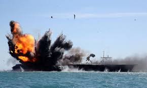 തിരിച്ചടിച്ച് ഇറാന്‍: പേര്‍ഷ്യന്‍ ഗള്‍ഫില്‍ അമേരിക്കന്‍ എണ്ണക്കപ്പലിന് തീപിടിച്ചു; യുദ്ധം ഇന്ത്യന്‍ മഹാസമുദ്രത്തിലേക്ക്