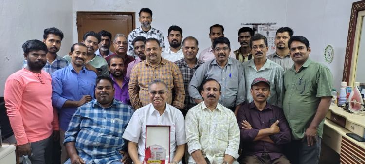  43 വര്‍ഷത്തെ പ്രവാസത്തിന് വിരാമം; പി.വി. കാസിമിന് കേളി യാത്രയയപ്പ് നല്‍കി