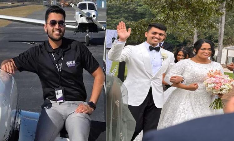 വിവാഹദിനത്തില്‍ ദുരന്തം: യു.എസില്‍ ഹെലികോപ്റ്റര്‍ തകര്‍ന്ന് മലയാളി വരനും പൈലറ്റും മരിച്ചു; വധുവിന് ഗുരുതര പരിക്ക്