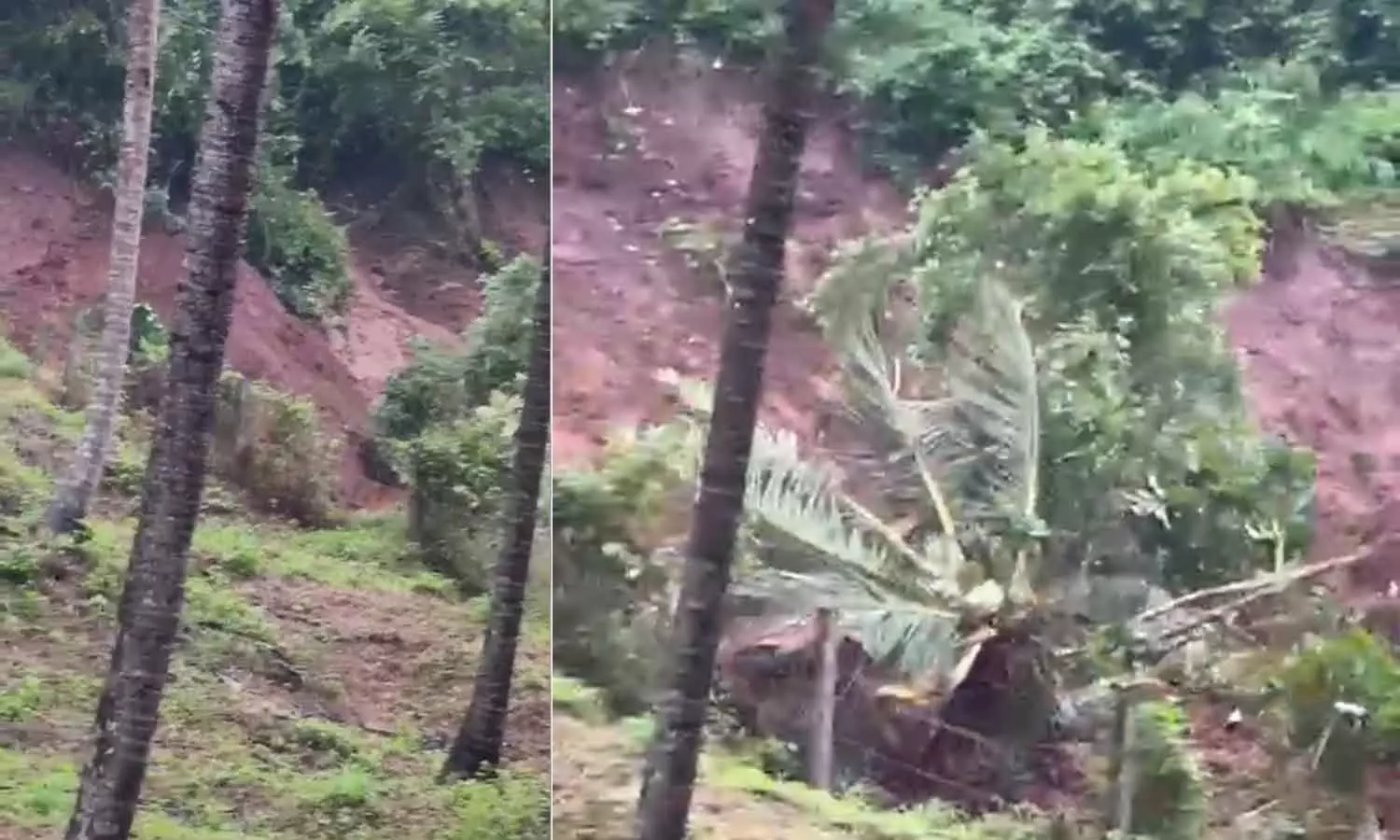 കേരളത്തില്‍ ശക്തമായ മഴയും മണ്ണിടിച്ചിലും: മലപ്പുറം പാണക്കാട്ട് മണ്ണിടിച്ചില്‍, വന്‍ ദുരന്തം ഒഴിവായി; വിവിധയിടങ്ങളില്‍ ജാഗ്രത