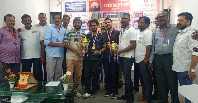  നവോദയ കാരംസ് ടൂര്‍ണമെന്റില്‍ 'അന്‍സാര്‍-നിസാം' ടീം ജേതാക്കള്‍