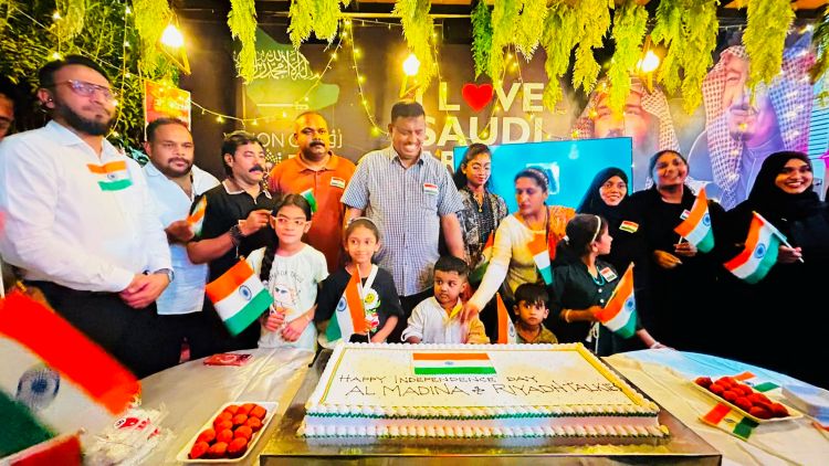 ഇന്ത്യയുടെ 80-ാം സ്വാതന്ത്ര്യദിനം റിയാദ് ടാക്കീസ് ആഘോഷിച്ചു