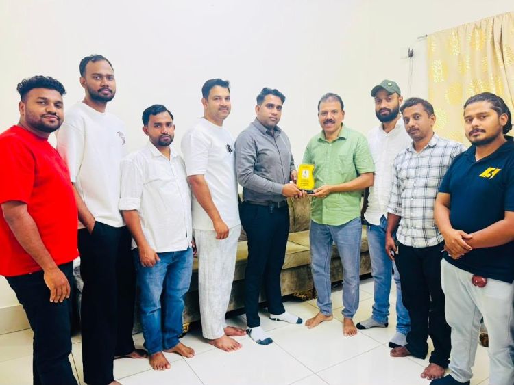 അബ്ദുല്‍ അസീസ്  മണലായക്ക് ഗ്ലോബല്‍ കെ.എം.സി.സി യാത്രയയപ്പ്