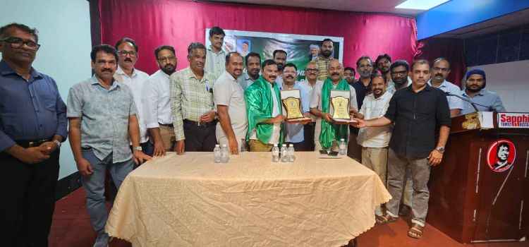 കാവനൂര്‍ പഞ്ചായത്ത് മുസ്ലിം ലീഗ് നേതാക്കള്‍ക്ക് കെഎംസിസി സ്വീകരണം
