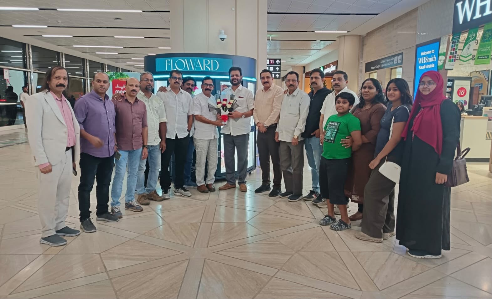 വി.കെ. ശ്രീകണ്ഠൻ എംപിക്ക് റിയാദിൽ ആവേശോജ്വല സ്വീകരണം