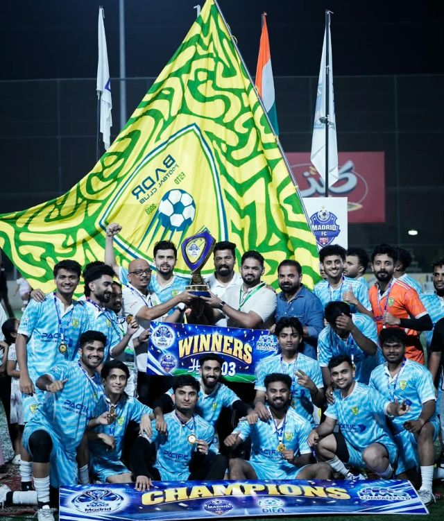 എച്ച്.എം.ആര്‍ - മാഡ്രിഡ് സോക്കര്‍ 2026: ബദര്‍ എഫ്.സിക്കും ഫോക്കോ സോക്കര്‍ അക്കാദമിക്കും കിരീടം